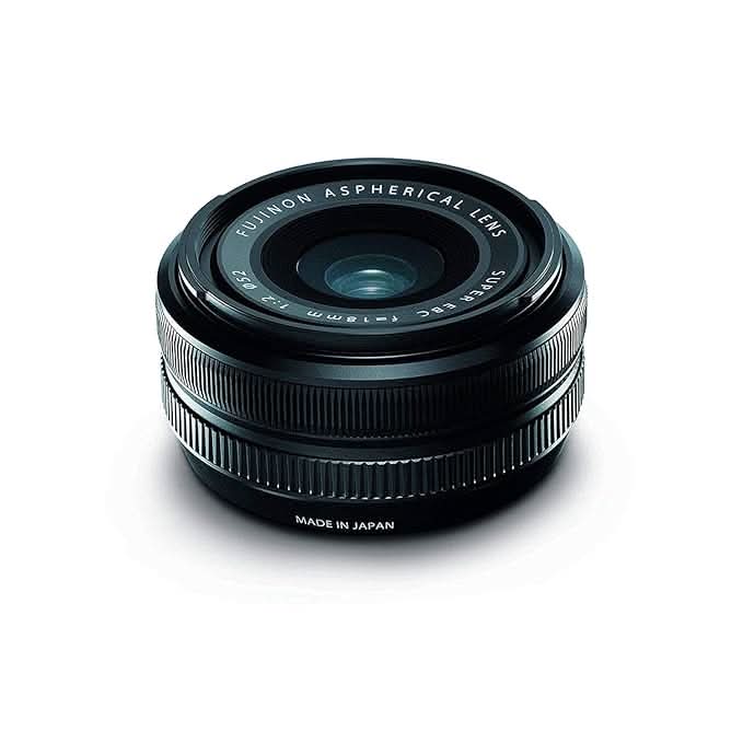 FUJIFILM FUJINON XF 18MM F2 R PRIME LENS FOR WEDDING | STREET | LANDSCAPES (FULL FRAME EQUIVALENT = 27MM) WITH 2+1* YEAR WARRANTY, BLACK