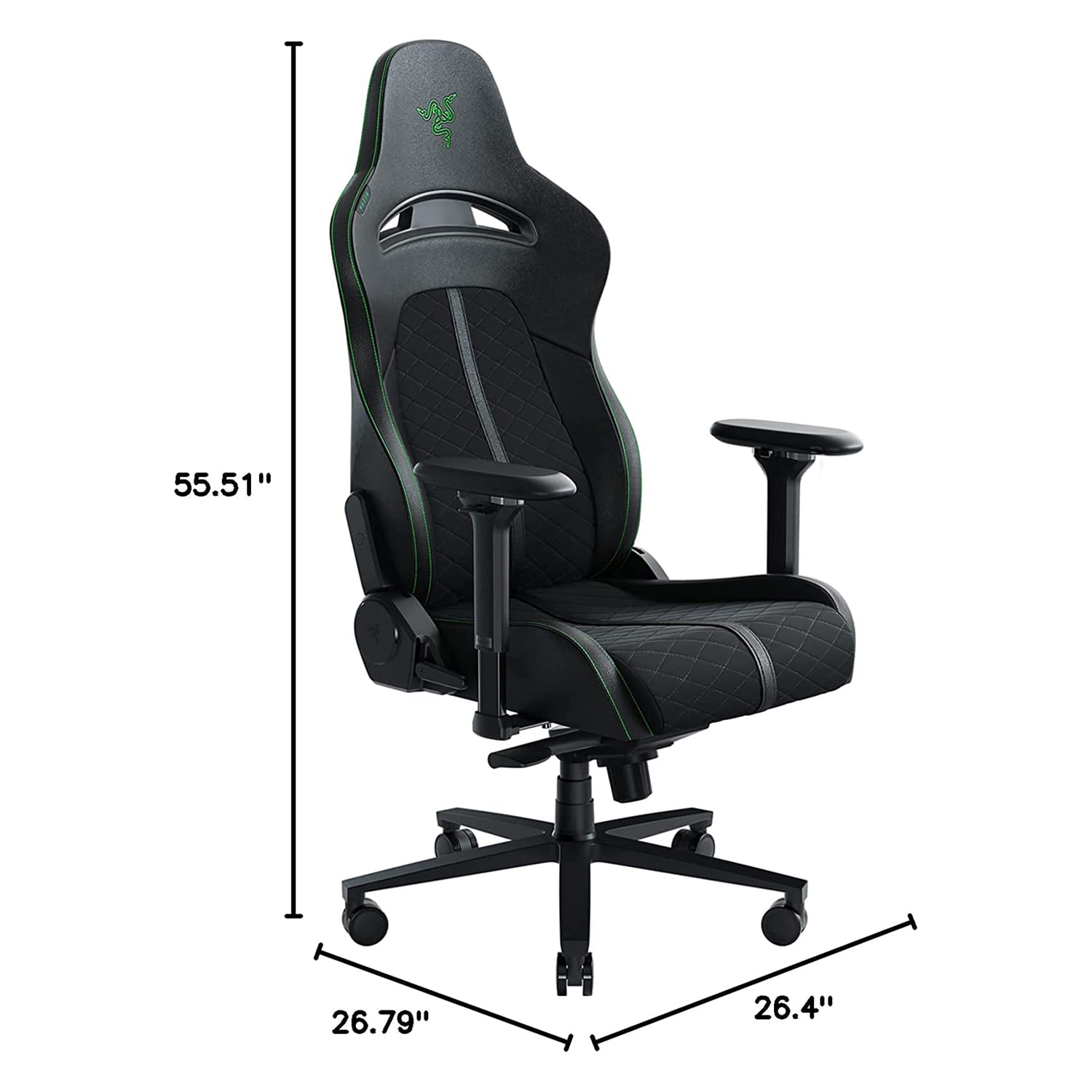 RAZER ENKI GAMING CHAIR FOR ALL-DAY GAMING COMFORT - NASA + AP RZ38-03720100-R3U1