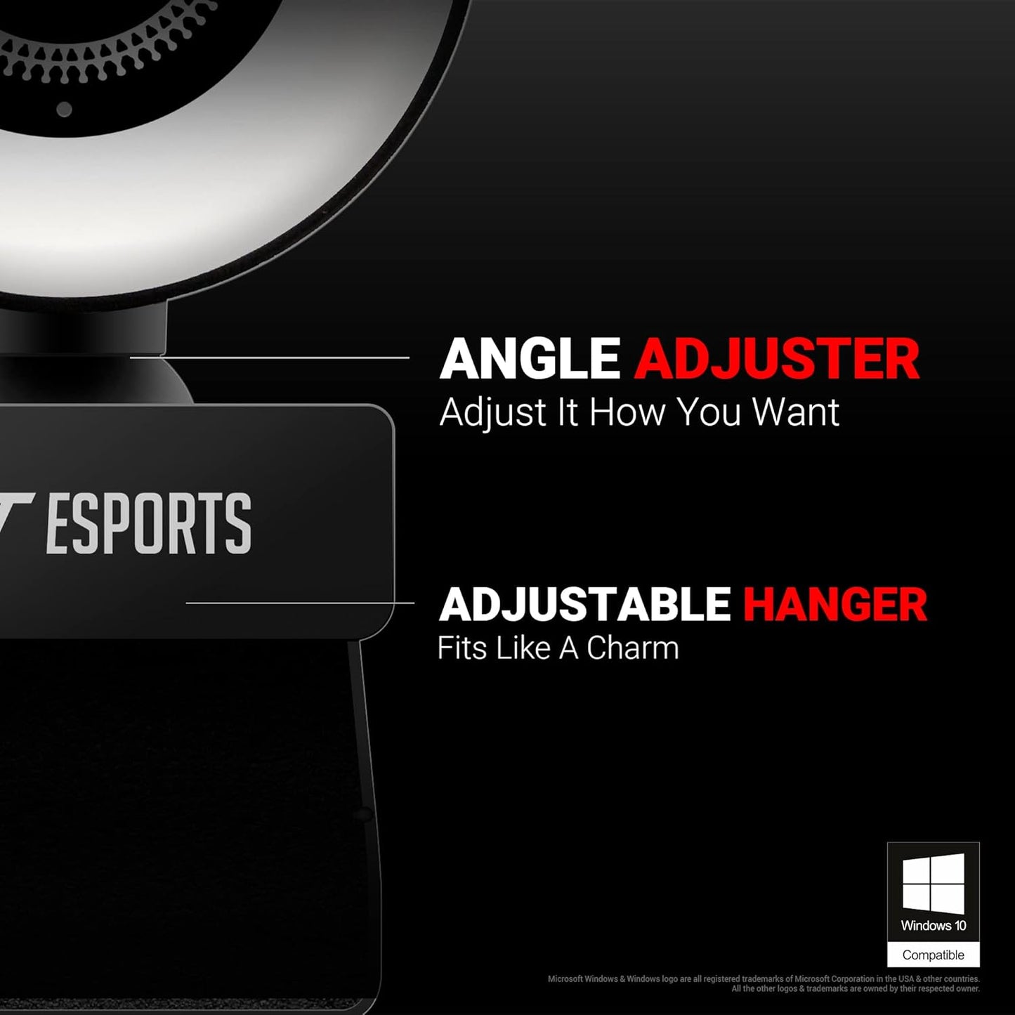 ANT ESPORTS STREAMCAM 120 - WEB CAMERA - BLACK