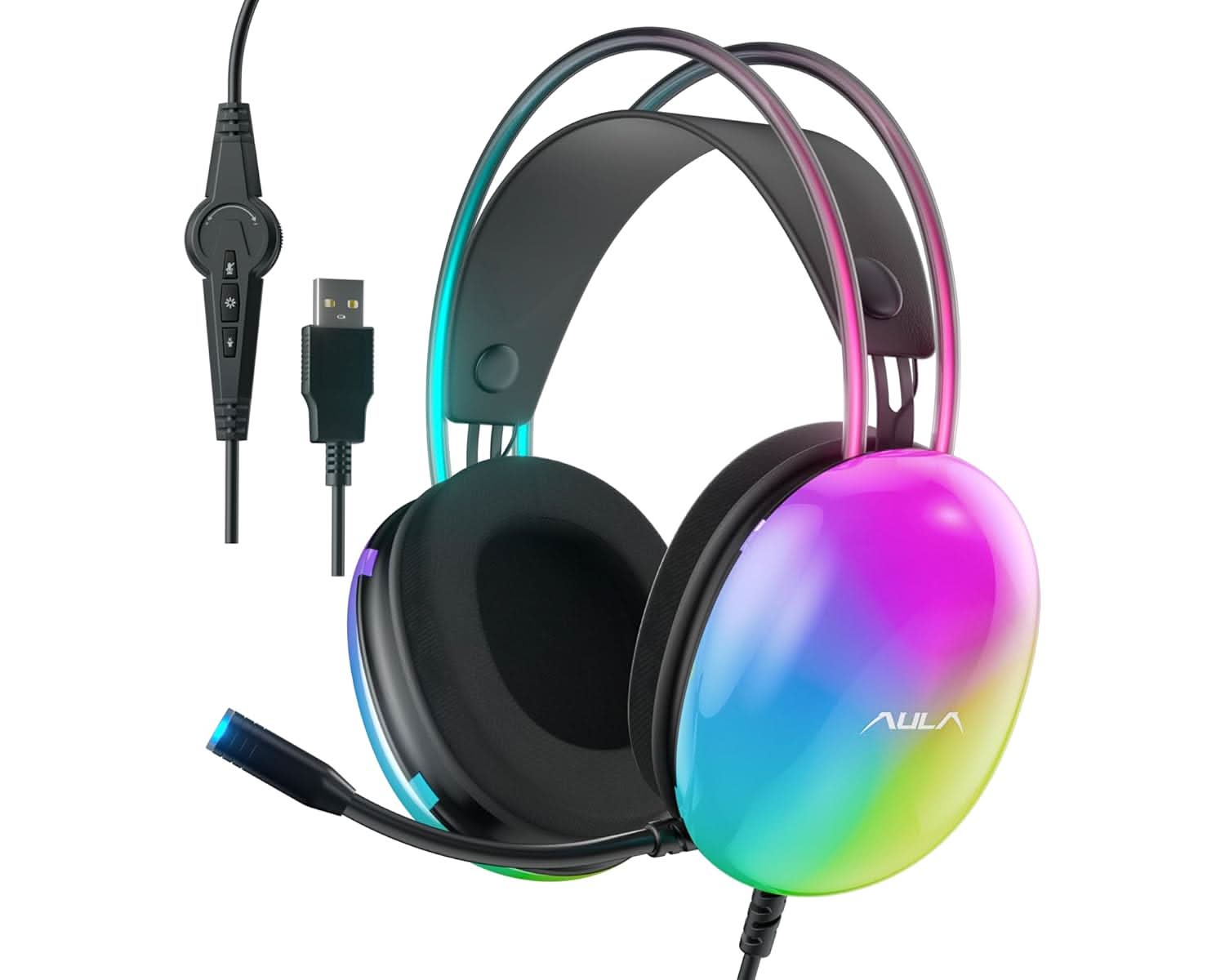AULA S505 BLACK GAMING HEADSET BLACK