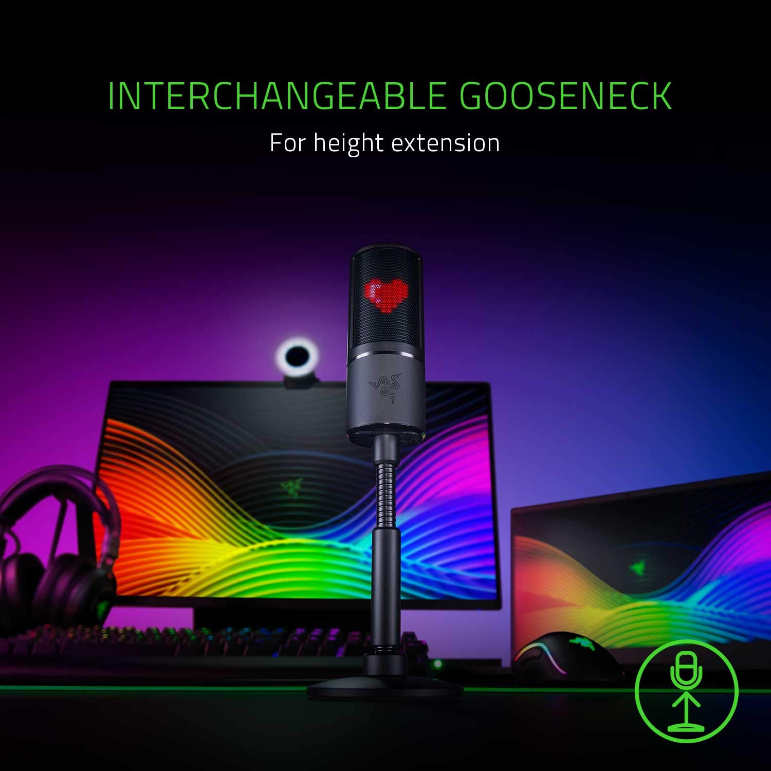 RAZER Seiren Emote Microphone