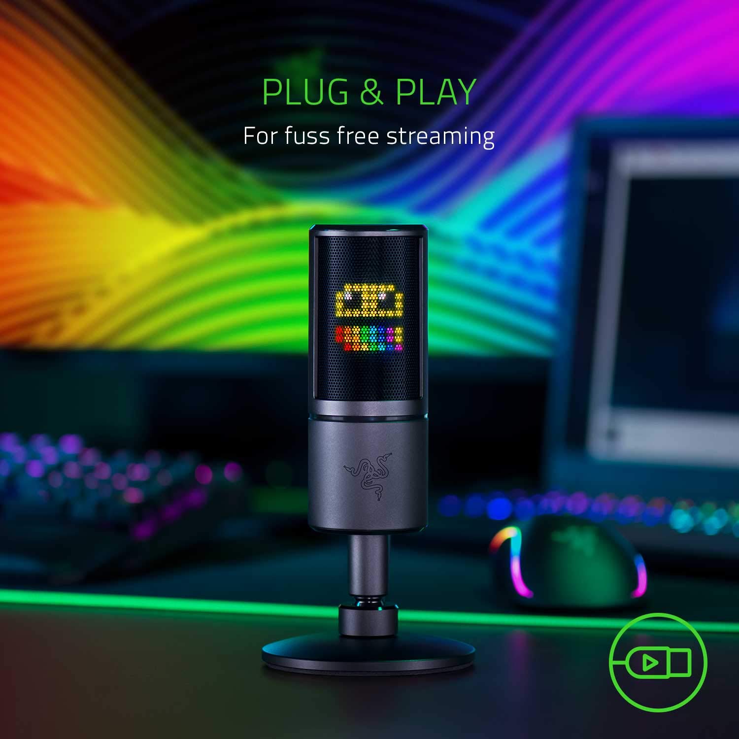 RAZER Seiren Emote Microphone