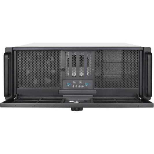 SILVERSTONE RM44 4U Rackmount Server Chassis EATX (SSI EEB) Full Tower Cabinet ( Black )