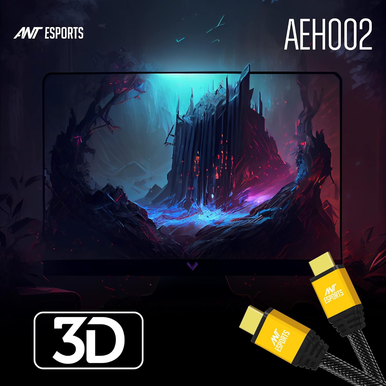 ANT ESPORTS HIGH-DEFINITION HDMI CABLE 2.0 M (AEH002)