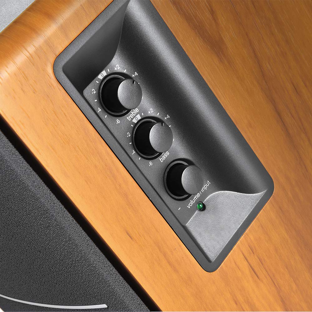 EDIFIER R1280DBS BLUETOOTH 5.0 WIRELESS DESKTOP/BOOKSHELF BROWN SPEAKERS