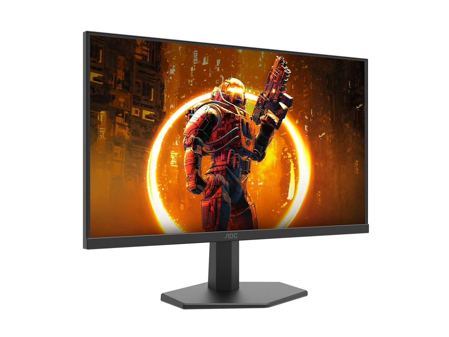 AOC 27G11ZE2 27 FHD Fast IPS Gaming Monitor – Black/Red |1920×1080| 240Hz Refresh | 0.3ms Response |Adaptive-Sync| HDR10| Frameless Design