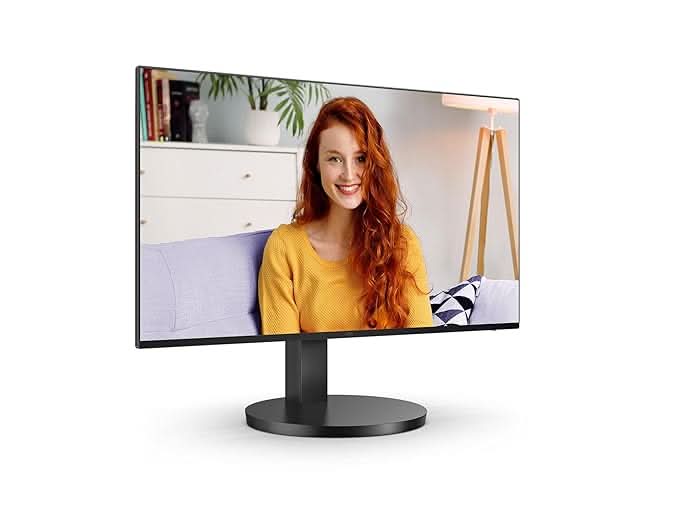 AOC 23.8 IPS Borderless, FHD 1920 x 1080, 100 Hz, 250 cd/mΒ², 1MS, HDMI 1.4 x 1, USB-C ( DP Alt 65 W ) NTSC 89% / sRGB 102% / Adaptive Syc / Flicker Free / Low Blue Mode / Height Adjustable Stand.