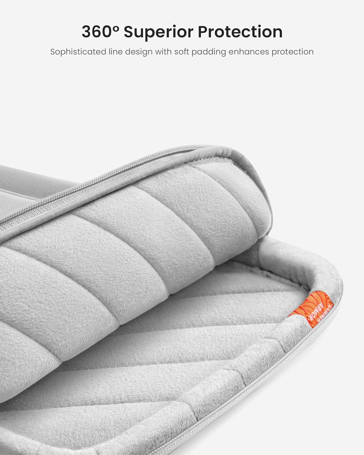 TOMTOC DEFENDER-A14 LAPTOP BRIEFCASE 13.5-14 INCH-GRAY