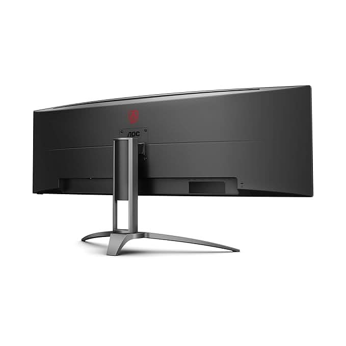 AOC AG493UCX2 48.8 Curved Gaming Monitor - Black | Dual-QHD 5120×1440 (32:9) |165Hz Refresh |1ms MPRT, FreeSync Premium | DisplayHDR400 | USB-C & KVM | UltraWide VA Panel