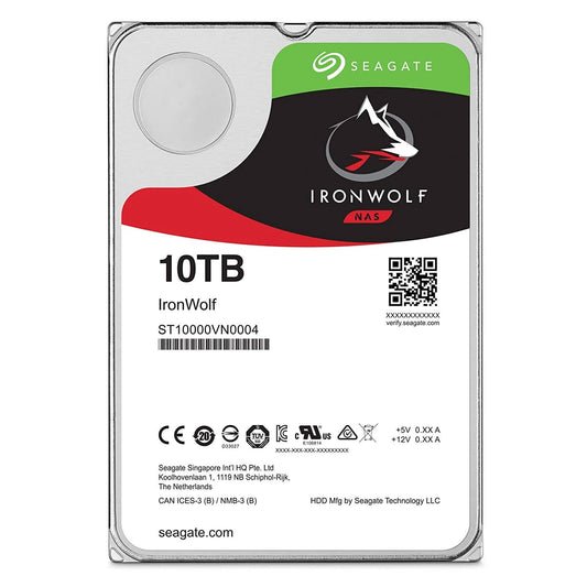 SEAGATE STORE IRONWOLF 10TB NAS INTERNAL HARD DRIVE