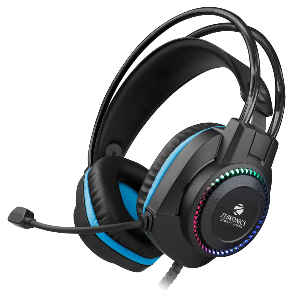 ZEBRONICS Jet Premium Wired 3.5mm Gaming Headphone ( Black )