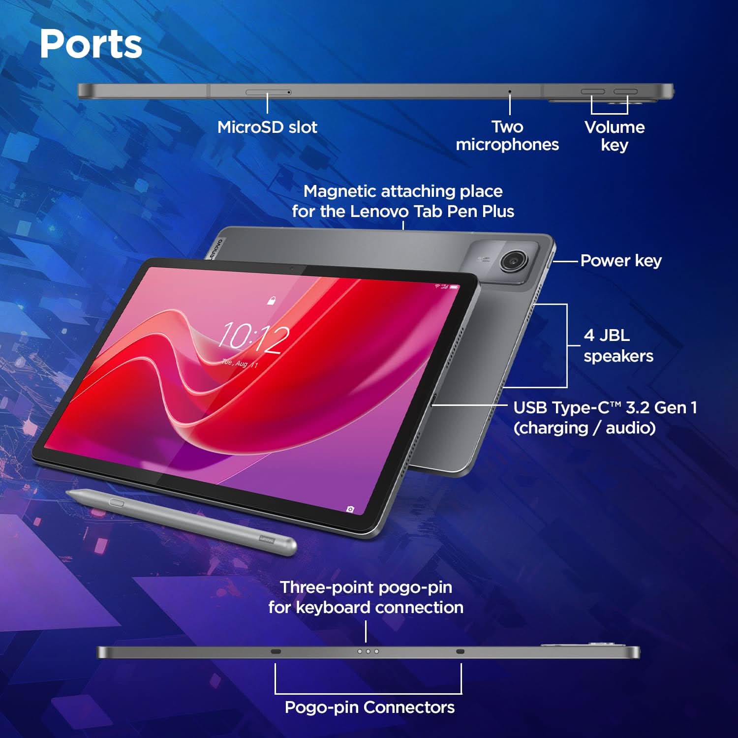 Lenovo Octa Core MediaTek Dimensity 6300, 8GB, 256GB, WIFI, 11 INCH ZAFR0900IN