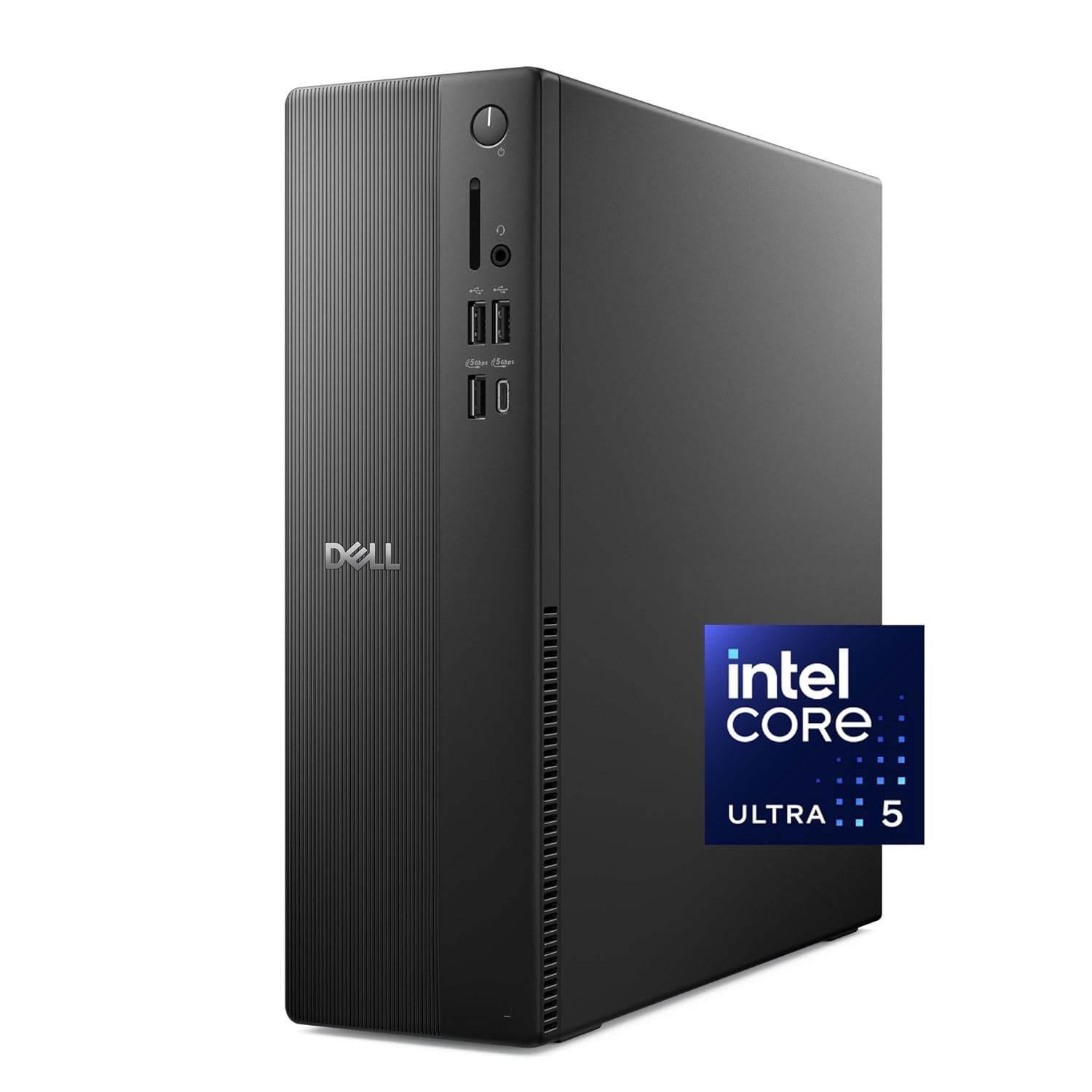 Dell Slim Desktop ECS1250 - Intel Core i3 14100 Processor, 8GB DDR5 RAM, 512GB SSD, WiFi 6, Intel UHD Graphics 730, Windows 11 Home, Onsite Service - Black