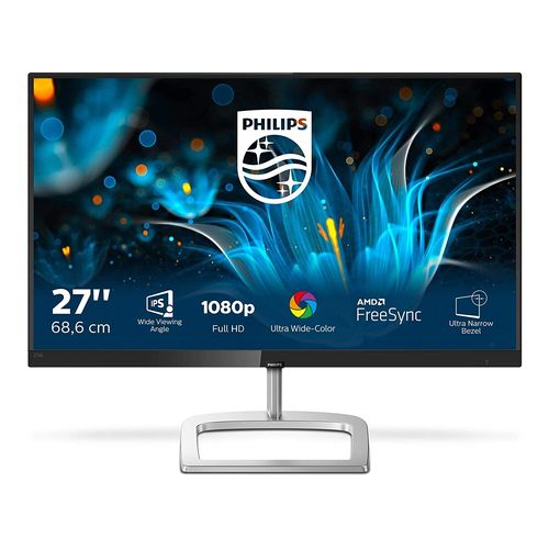 PHILIPS 276E9QJAB/94 27 Inch FHD 75 Hz IPS Panel 4MS 124%SRGB AMD Free Sync Gaming Monitor