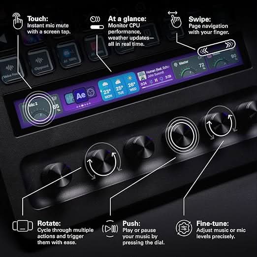 Elgato Stream Deck + XL β Customizable Control Platform with Macro Keys for PC and Mac