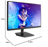 LG 24MP400 24 Inch FHD 75Hz IPS Panel 99% SRGB 5MS AMD Freesync IPS Gaming Monitor ( Black)