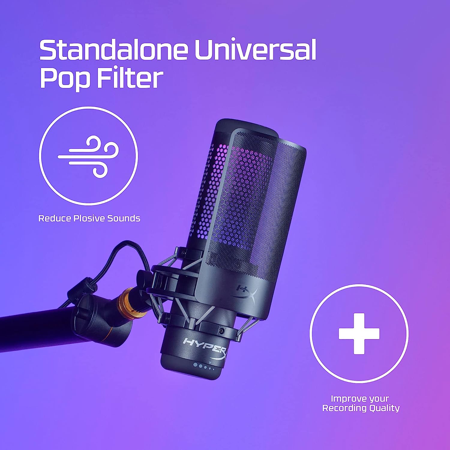 HyperX Shield Microphone Pop Filter