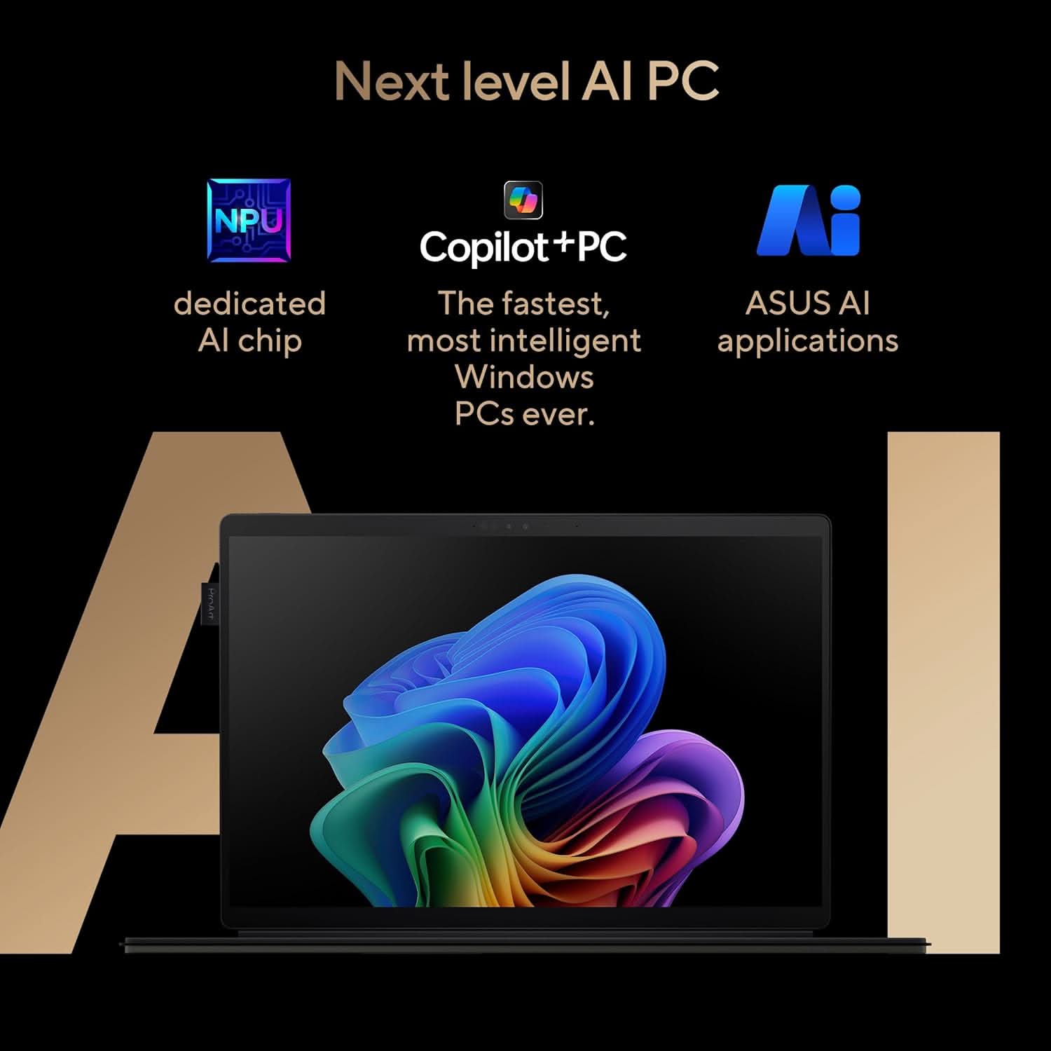 ASUS PROART PZ13, 13.3 INCH TOUCH SCREEN 3K OLED, SNAPDRAGON X PLUS, (16GB RAM/1TB SSD/QUALCOMM ADRENO IGPU/WINDOWS 11/M365 BASIC (1YEAR)*/OFFICE HOME 2024/NANO BLACK/0.85 KG), HT5306QA-LX402WS