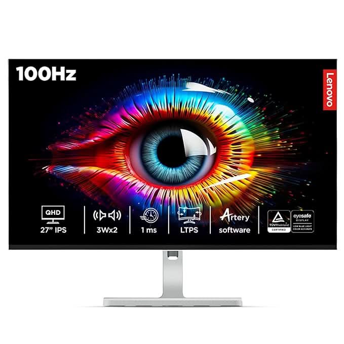 Lenovo L27q-4A 27inch QHD IPS Monitor