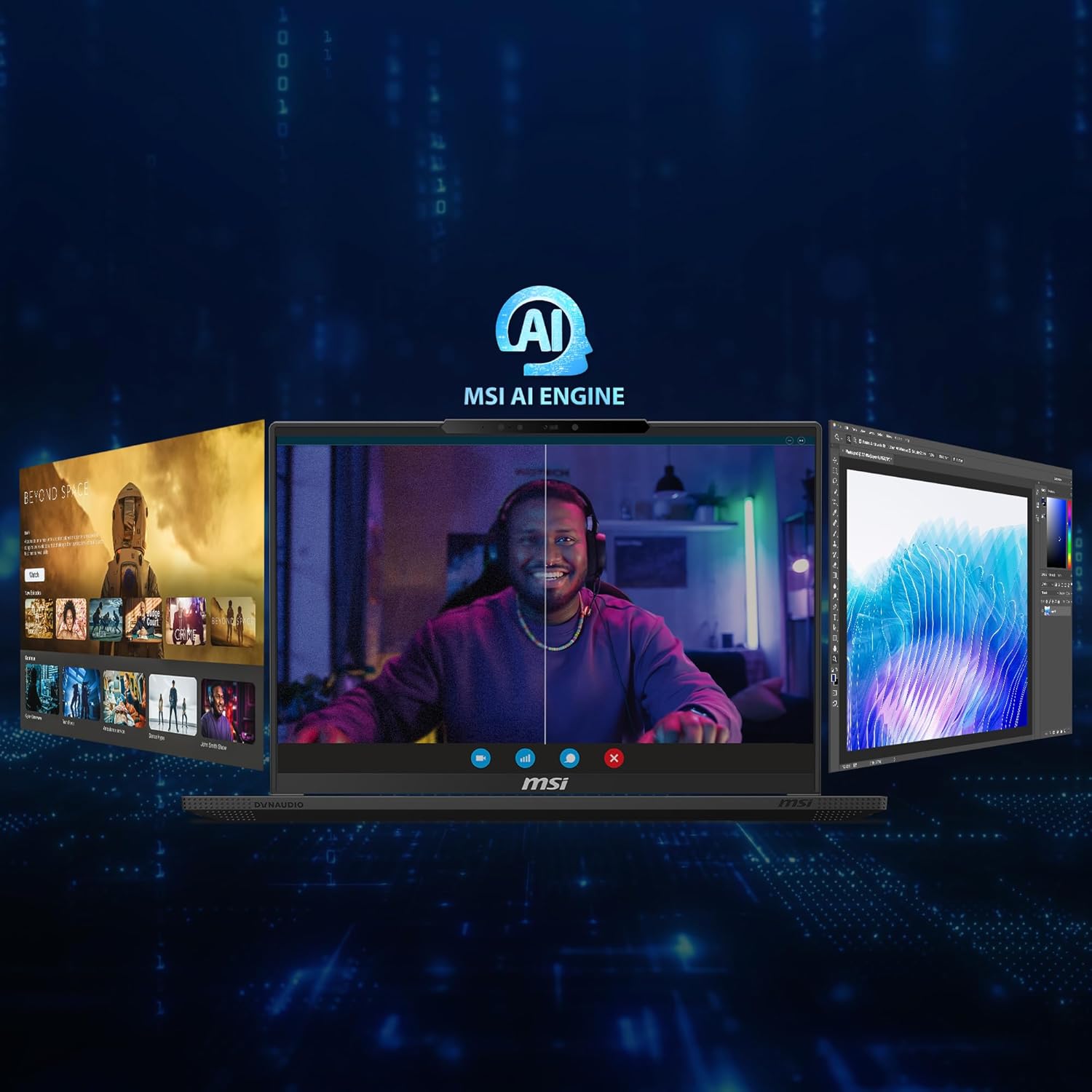 MSI STEALTH A16 AI+,AMD RYZEN AI 9 365,41CM QHD+ 240HZ GAMING LAPTOP(32GB/1TB NVME SSD/WINDOWS 11 HOME/OFFICE 2021/NVIDIA GEFORCE RTX 4060,GDDR6 8GB/CORE BLACK/2.1KG) A3HVFG-075IN
