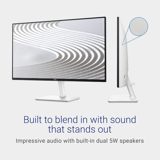 DELL-S2425H-GREY 60.47CM (23.8 INCH) FHD MONITOR 1920X1080 AT 100HZ, BUILT-IN 5W DUAL SPEAKER, RESPONSE TIME: 4MS (EXTREME), 99% SRGB (TYPICAL), FICKER FREE, BRIGHTNESS: 250 CD/M2 (TYPICAL), PORTS: 2XHDMI