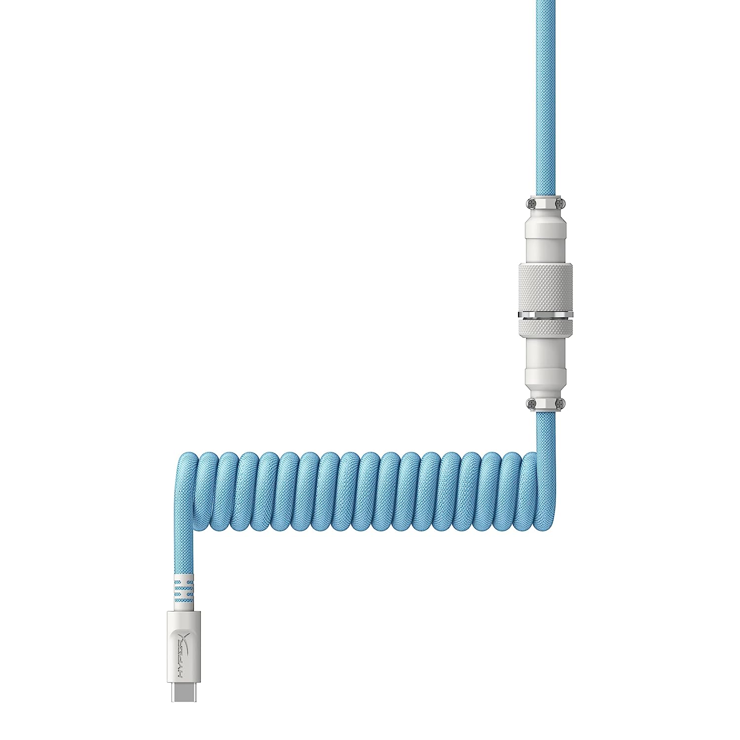 HyperX Coiled Cable (Light Blue/White)