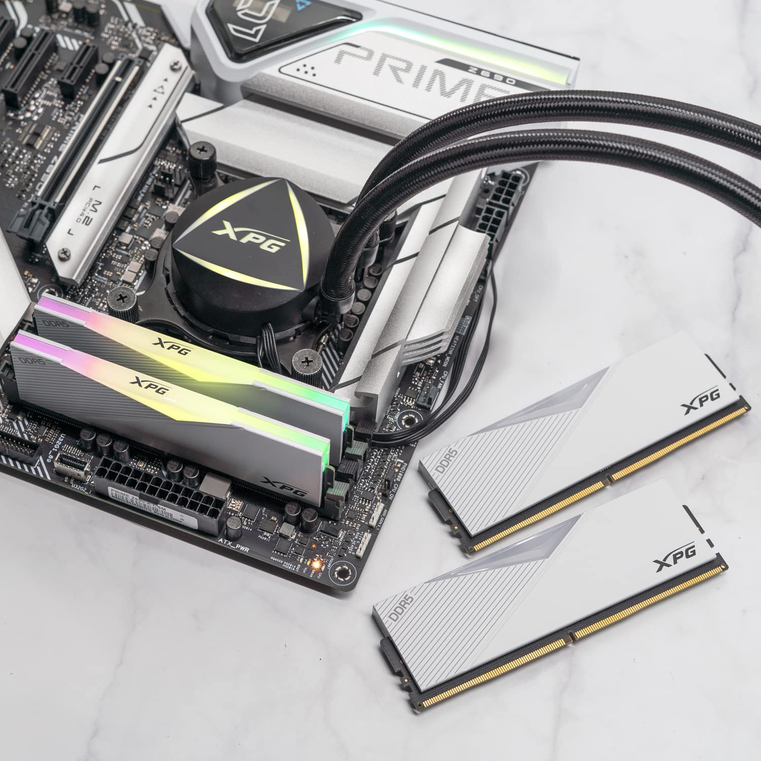Adata XPG LANCER RGB White 16GB 5200MHz CL38 DDR5 AX5U5200C3816G-CLARWH RAM