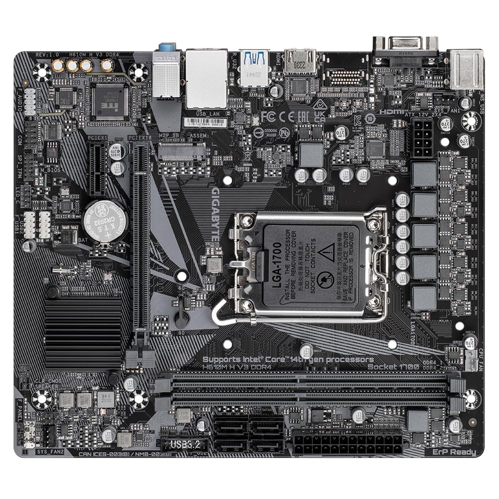 GIGABYTE H 610M H V3 DDR4 MICRO ATX