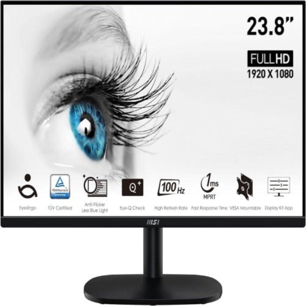 MSI PRO MP245V 24 Inch FHD 100Hz VA Panel 95%SRGB AMD Free Sync Gaming Monitor