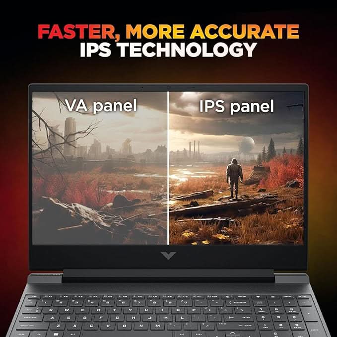HP Victus, Intel Core 7 240H, 8GB RTX 5050, 24GB DDR5(Upgradeable) 1TB SSD, FHD, 144Hz, 300 nits, IPS, 15.6''/39.6cm, Win11, M365 Office24, Mica Silver, 2.29kg, fa2409TX, RGB Backlit, Gaming Laptop