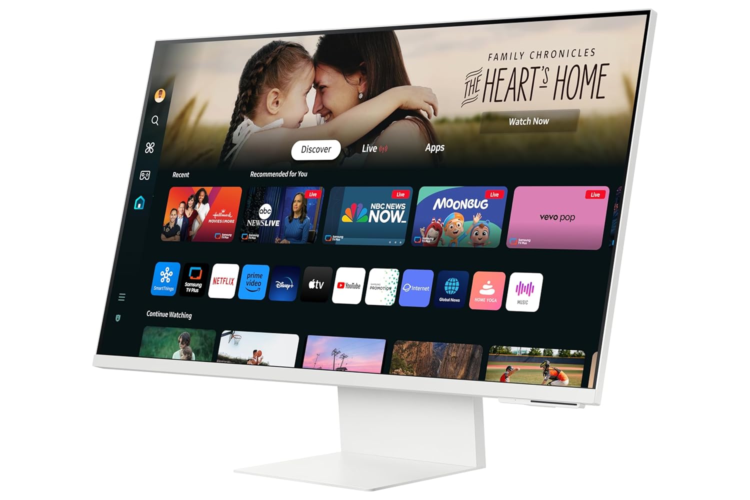 SAMSUNG LS32CM801UWXXL 81.28 CM (32 INCH) 3840 X 2160 RESOLUTION, WARM WHITE SMART MONITOR