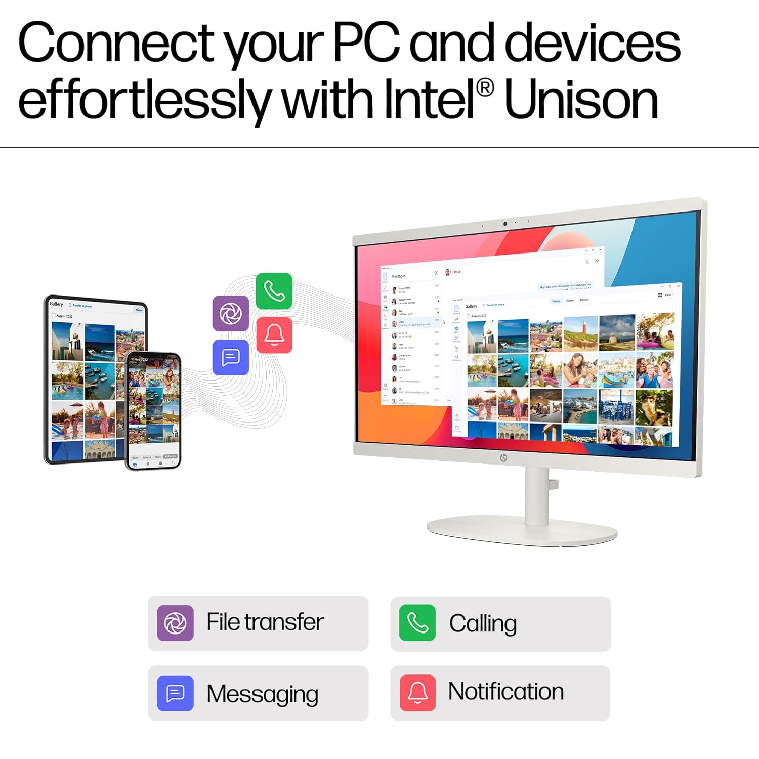 HP ALL-IN-ONE DESKTOP INTEL CORE I3-N300,21.5 INCH(54.5CM),FHD,ANTI-GLARE,8 GB DDR5, 512GB SSD,WHITE WIRELESS KEYBOARD AND MOUSE COMBO,WHITE, WINDOWS 11, 4.17KG,22-DG0786IN