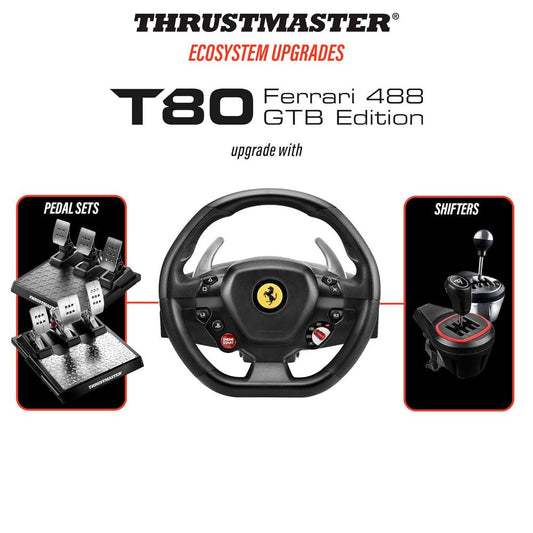 THRUSTMASTER T80 Ferrari 488 Gtb Rw PlayStation 4 PS5 & PC