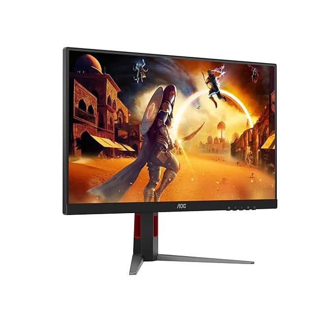 AOC 24 FAST IPS, FHD 1920x1080, 180 Hz, 0.5ms, 300 cd/mΒ², HDMI 2.0 x 1, DP 1.4 x 1, NTSC 113% / sRGB 126% with Hight Adiustable Stand