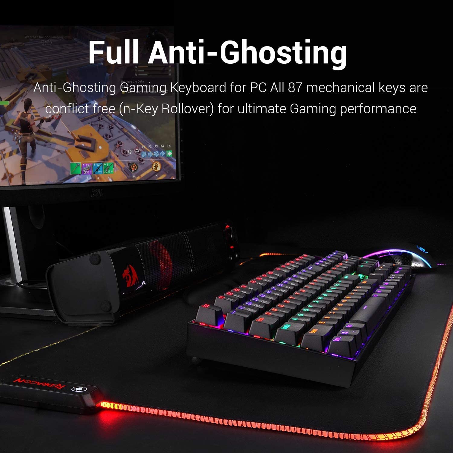 REDRAGON K551 RAINBOW VARA USGB GAMING KEYBOARD