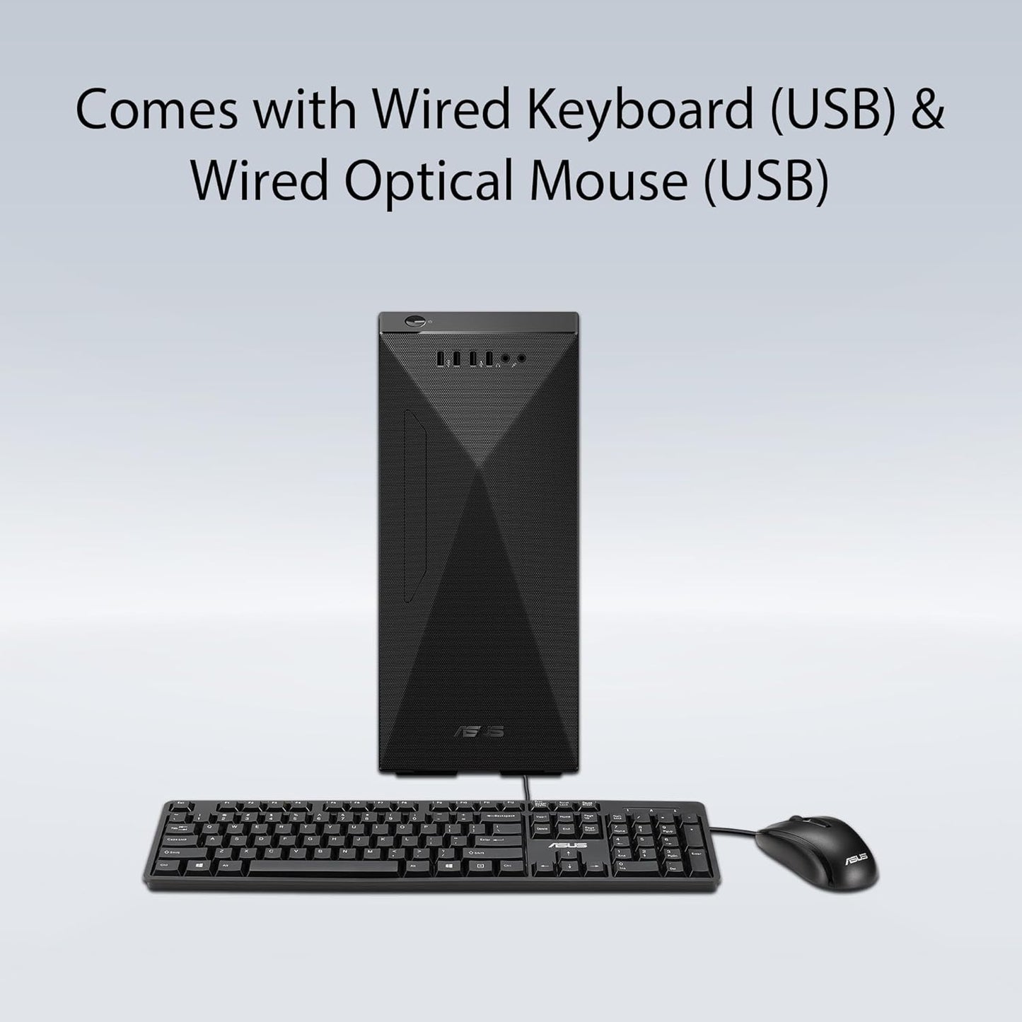 ASUS S501ME 2024, INTEL CORE I5-13400 13TH GEN, TOWER PC, CREATOR/GAMER WORKSTATION (16GB/512GB SSD/8GB NVIDIA GEFORCE RTX 3050 GRAPHICS/WINDOWS 11/BLACK/5.90KG), S501ME-513400057WS