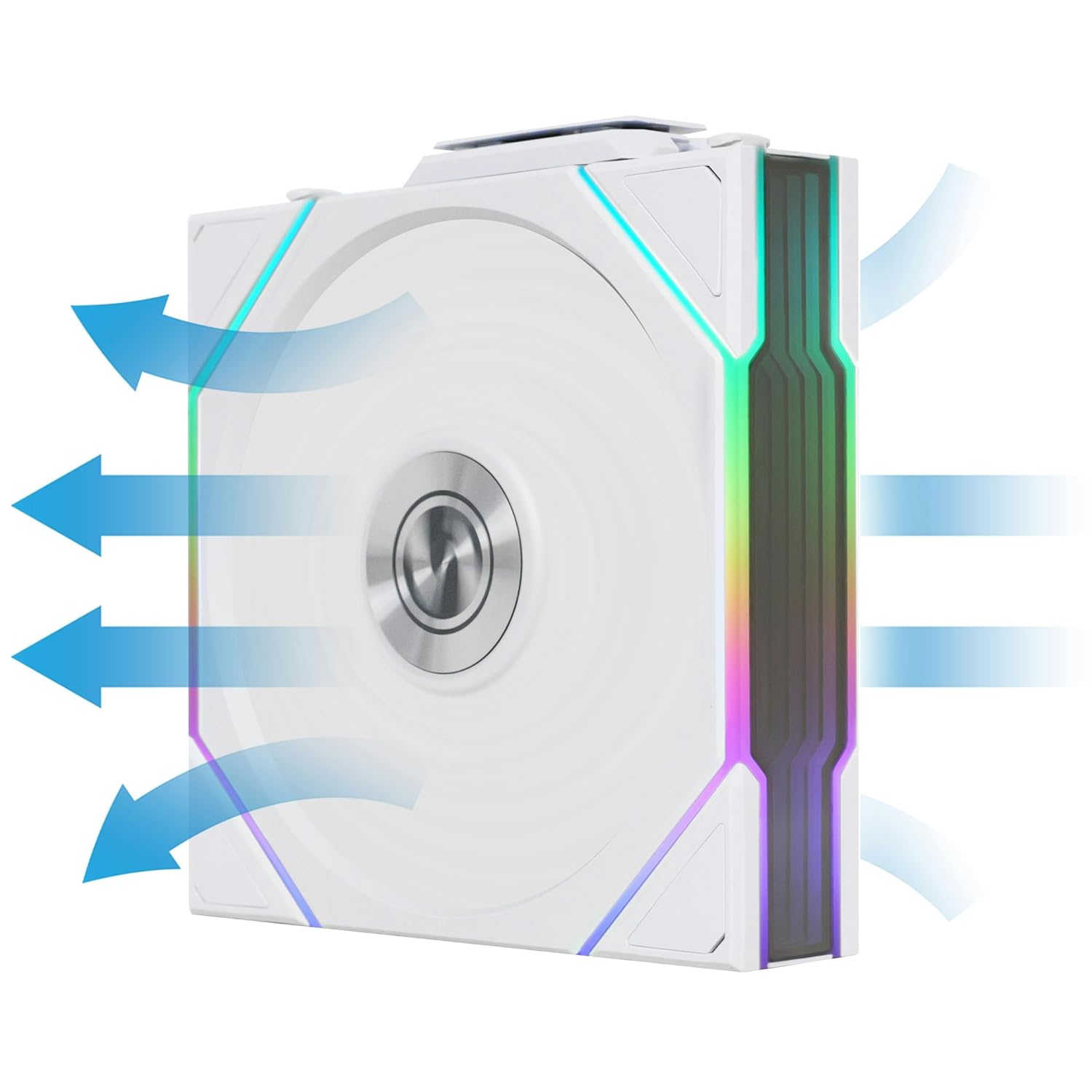 LIAN LI UNI FAN TL - WIRELESS 120 - TRIPLE PACK WHITE G99.12TL1W3W.IN