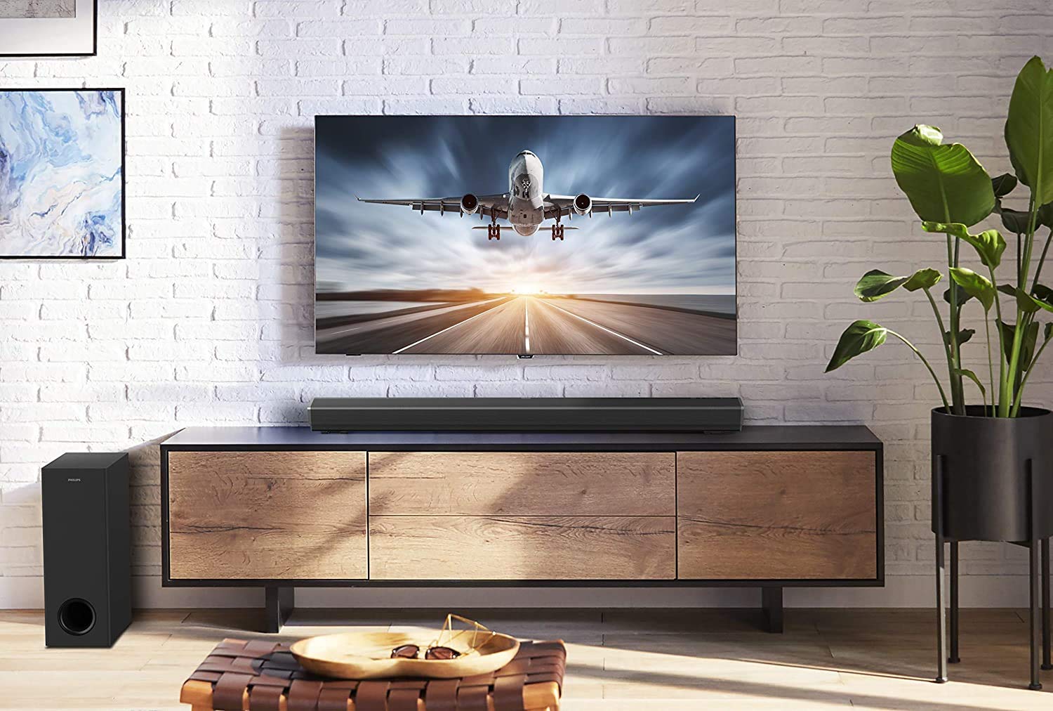 PHILIPS AUDIO PERFORMANCE TAPB603 3.1CH 320W DOLBY ATMOS SOUNDBAR WITH WIRELESS SUBWOOFER & CINEMATIC SOUND (BLACK)