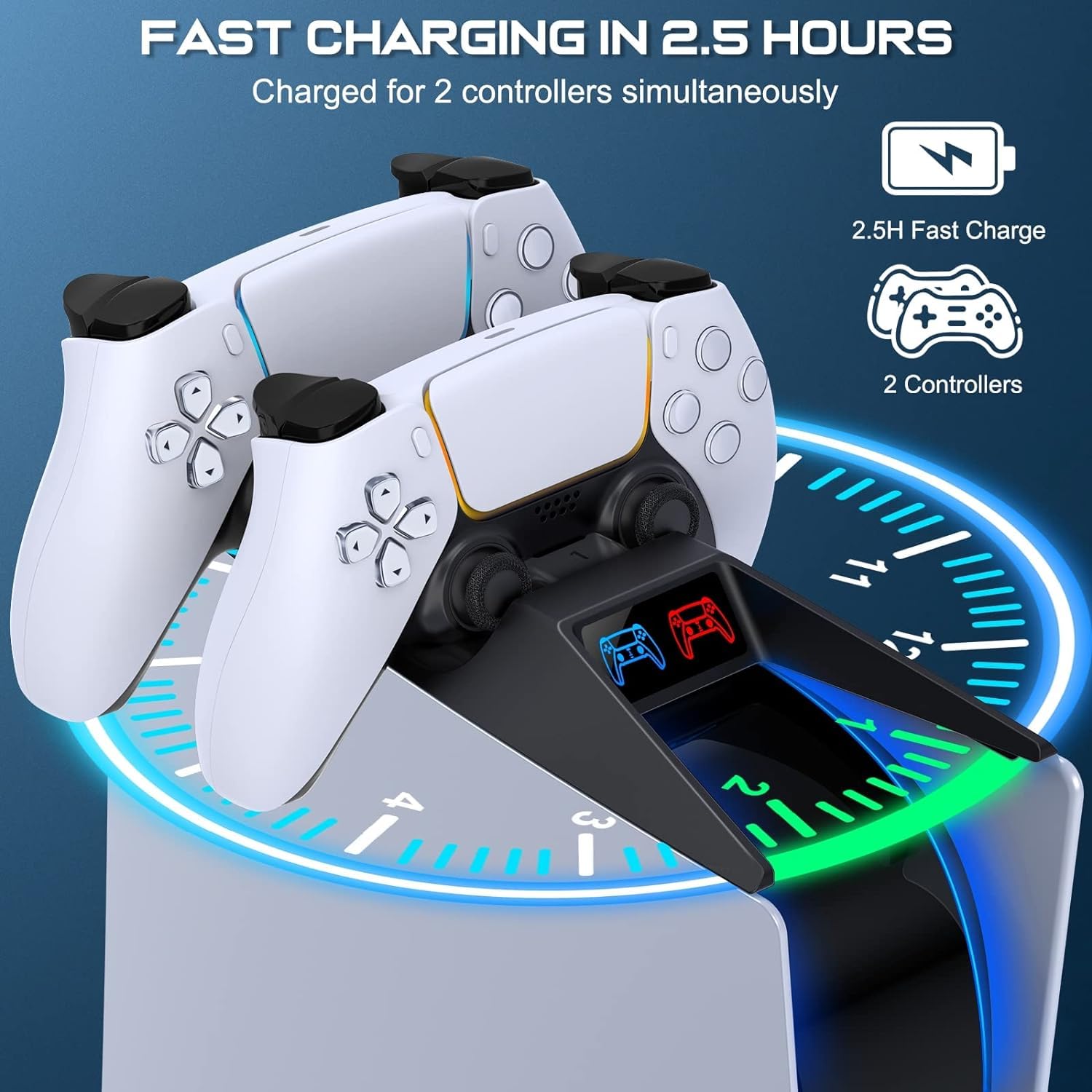 ANT ESPORTS GCDDPC PS5 CHARGING DOCKING STATION (BLACK)