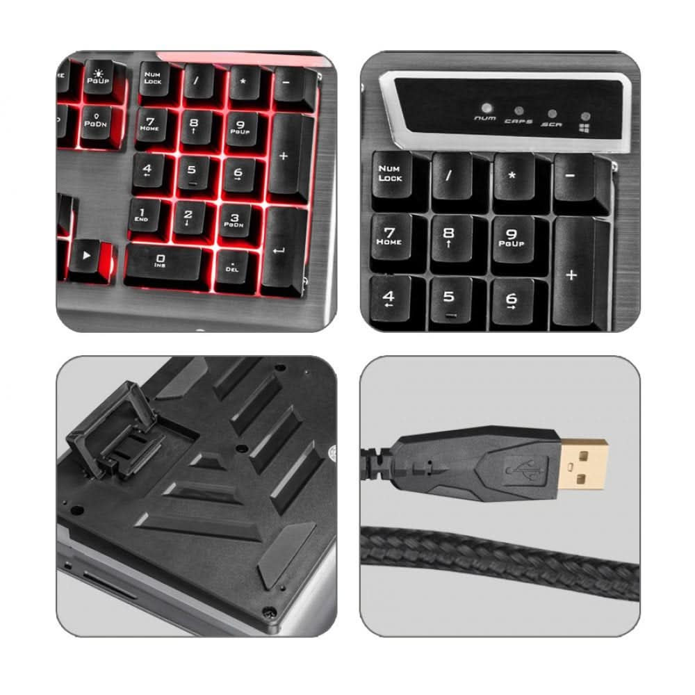 ZEBRONICS ZEB-TRANSFORMER GAMING KEYBOARD AND MOUSE COMBO
