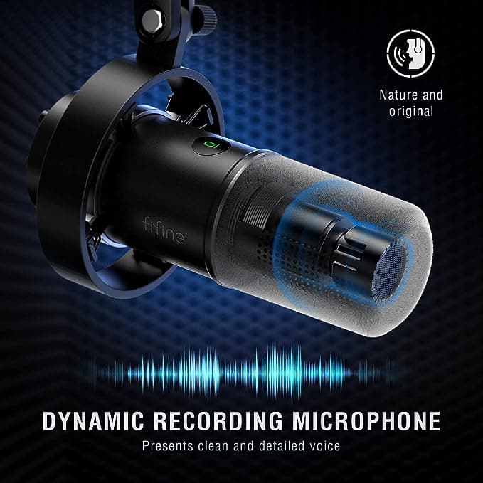 FIFINE K688 XLR/USB Dynamic Microphone