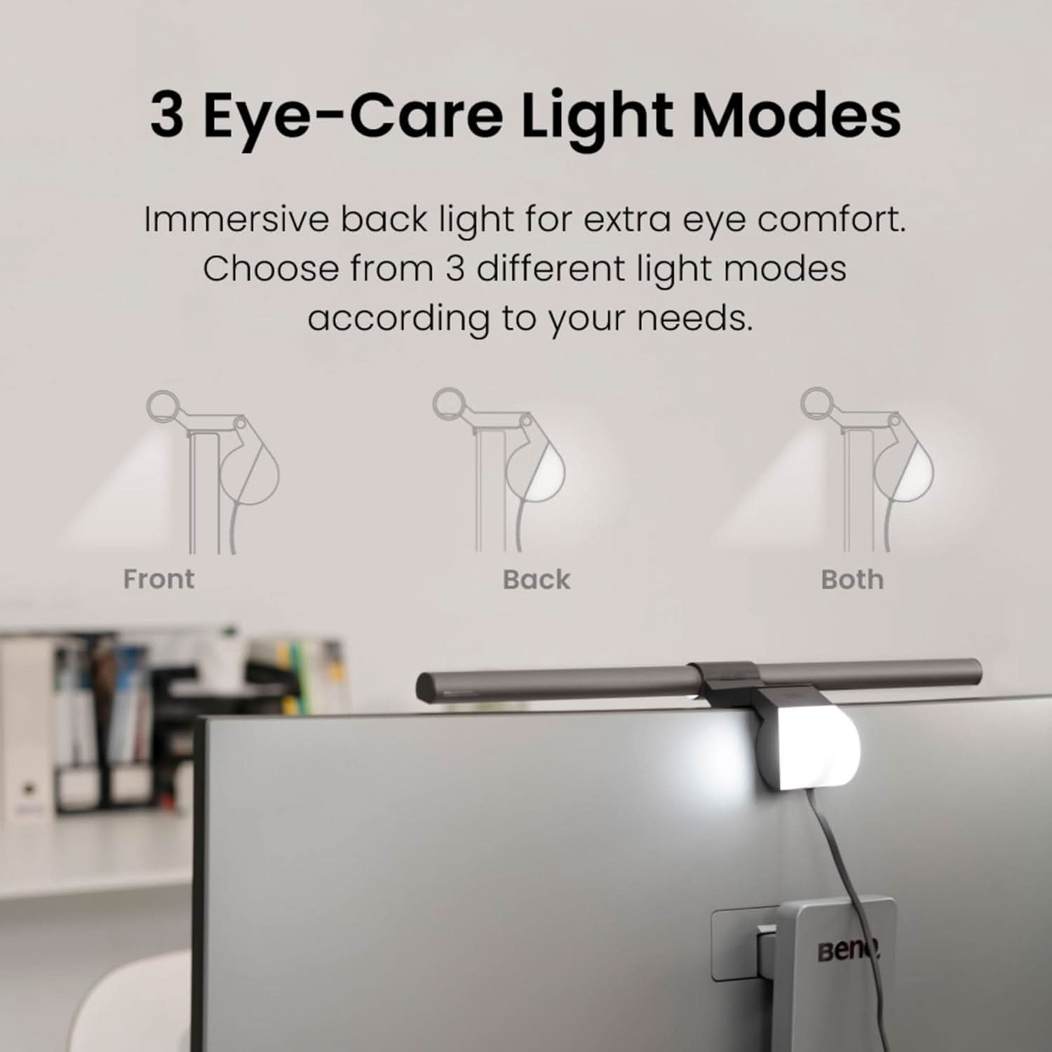 BenQ ScreenBar Halo LED Monitor Light Wireless Controller