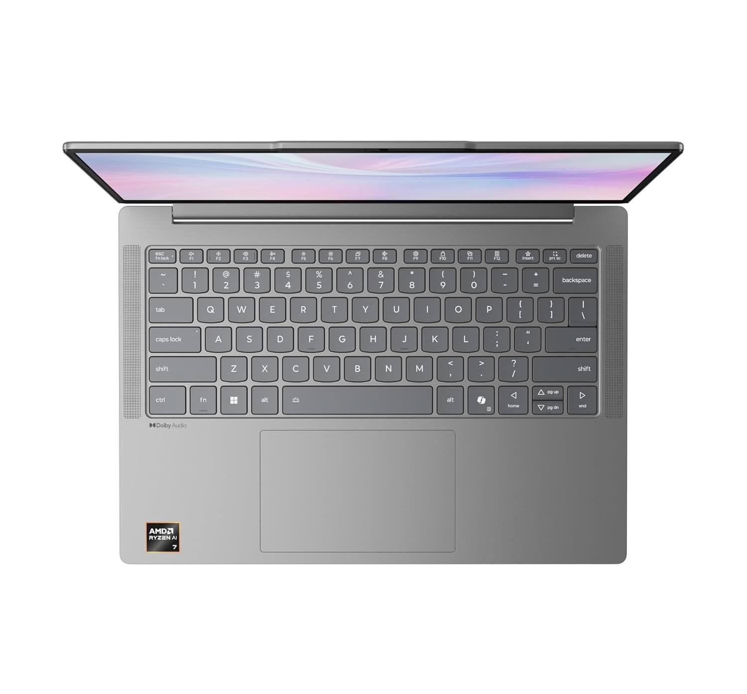 LENOVO IDEAPAD SLIM 5 AMD RYZEN AI 7 350, COPILOT+ AI PC(24GB RAM/1TB SSD/14(35.5CM) WUXGA OLED/AI NOW/50TOPS/WIN 11/OFFICE HOME 2024/BACKLIT KEYBOARD/1YR ADP FREE/GREY/1.4KG), 83HX001NIN AI LAPTOP