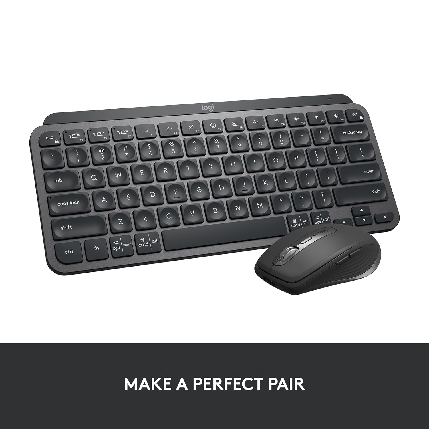 LOGITECH MX KEYS MINI WIRELESS KEYBOARD PALE GRAY