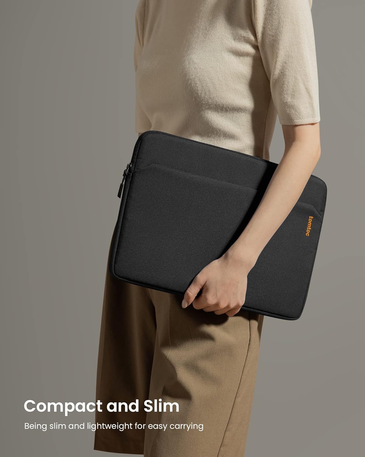 TOMTOC LIGHT-A18 LAPTOP SLEEVE 14 LNCH-BLACK