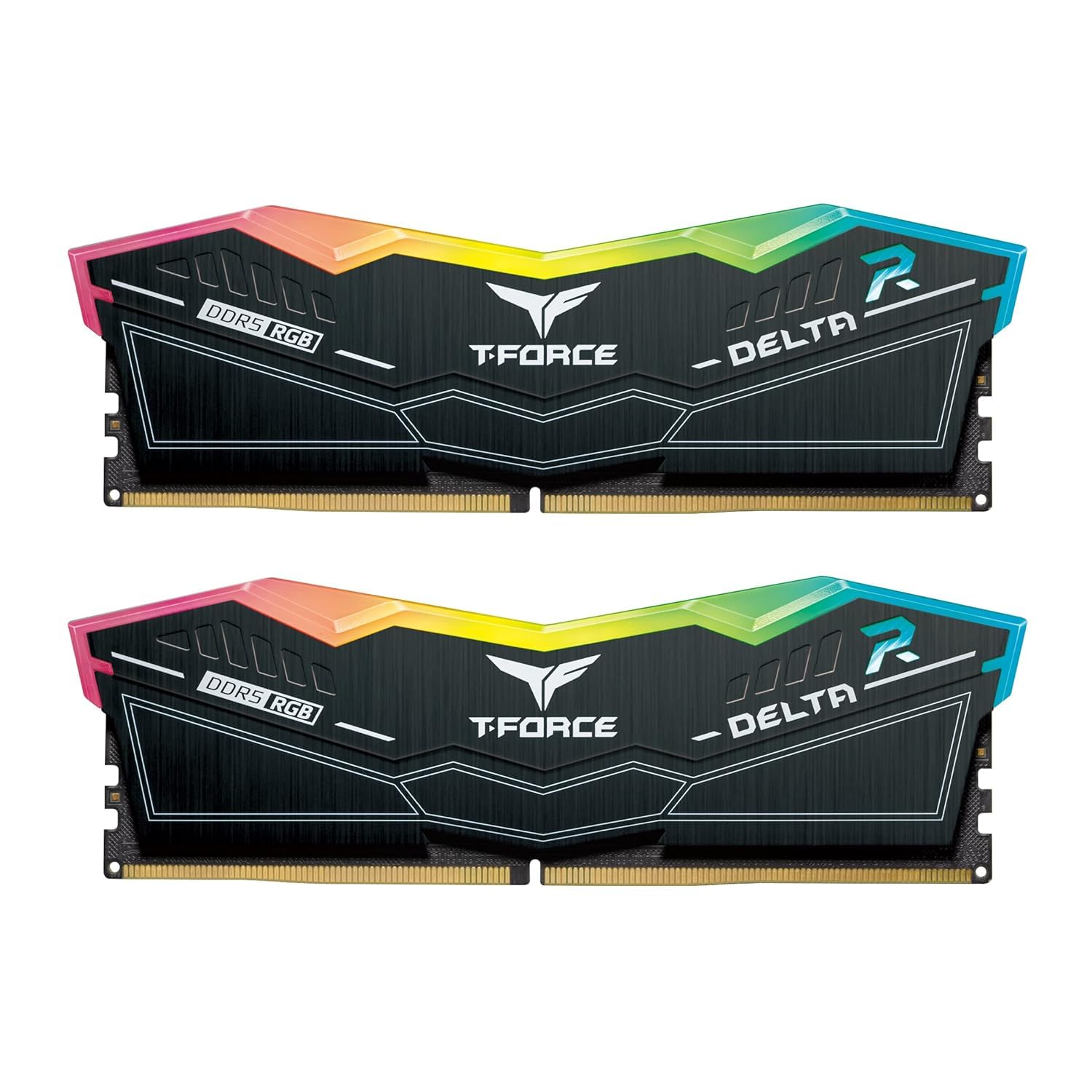 TEAMGROUP T-FORCE DELTA RGB 32GB (32GBX1) DDR5 6000MHZ DESKTOP RAM (BLACK)