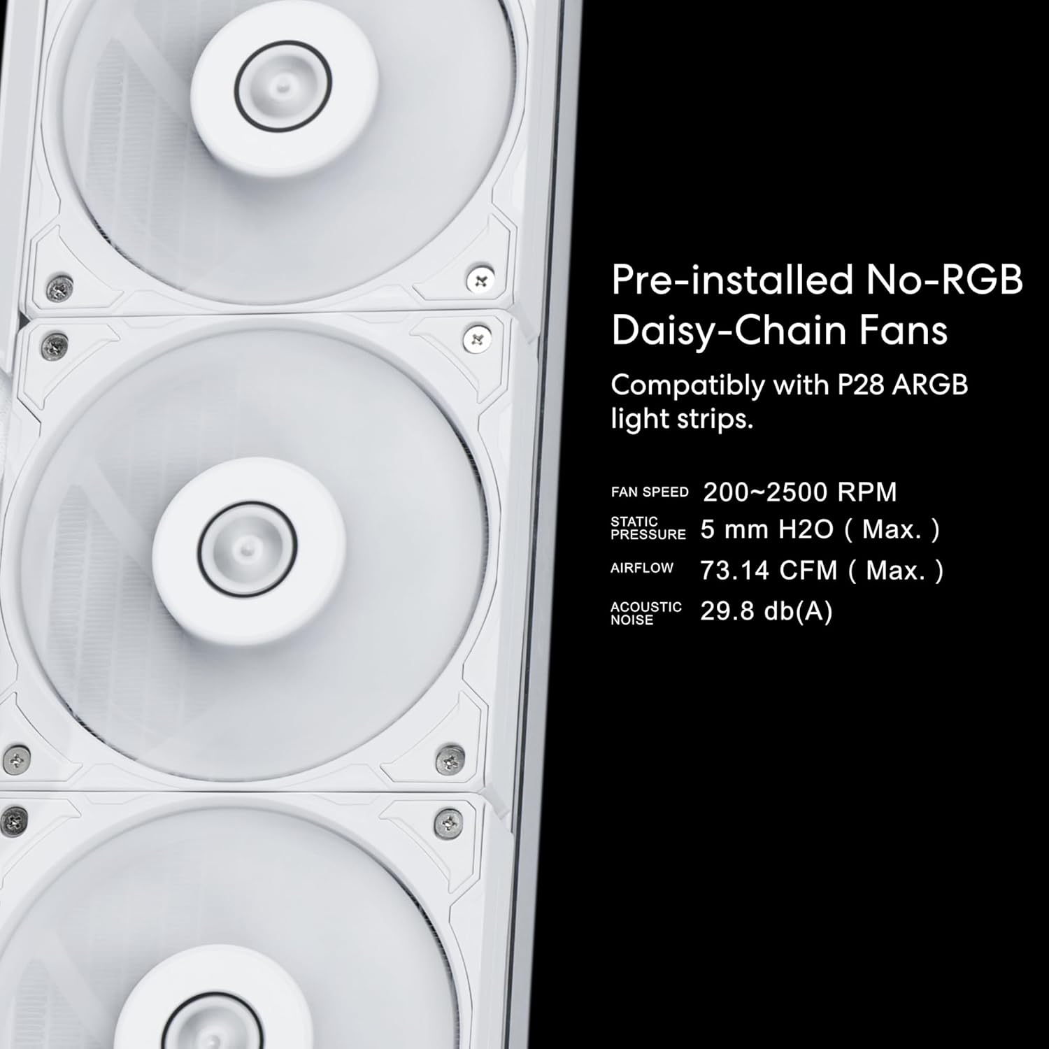 LIAN LI HYDROSHIFT LCD 360S LIQUID COOLER WITH HEATSINK- WHITE (G89.GHSLCD36SW.IN)