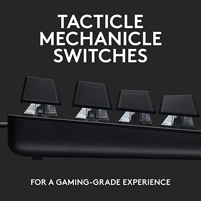 LOGITECH G413 SE Tenkeyless Semi Mechanical Wired Gaming Keyboard ( Black )