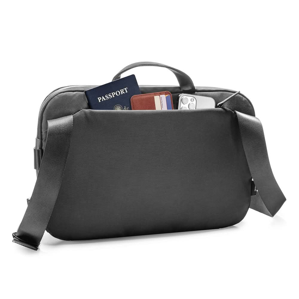 TOMTOC EXPLORER-T21 SLING BAG L 14 INCH/10L-BLACK