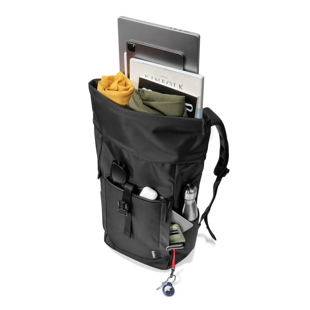 TOMTOC NAVIGATOR-T61 ROLLTOP BACKPACK 17.3 INCH/25L-30L-BLACK